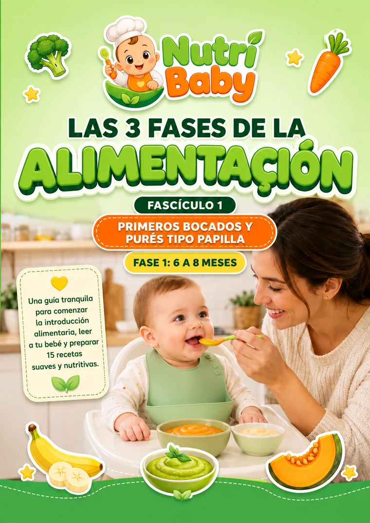 Fascículo 1 — Primeros Bocados y Purés Tipo Papilla (6 a 8 meses)